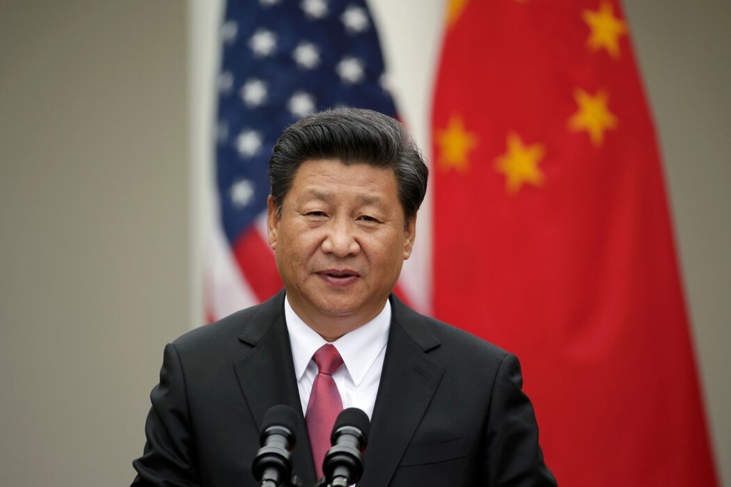 中国领导人习近平在白宫与美国总统奥巴马一起举行记者会，摄于2015年。